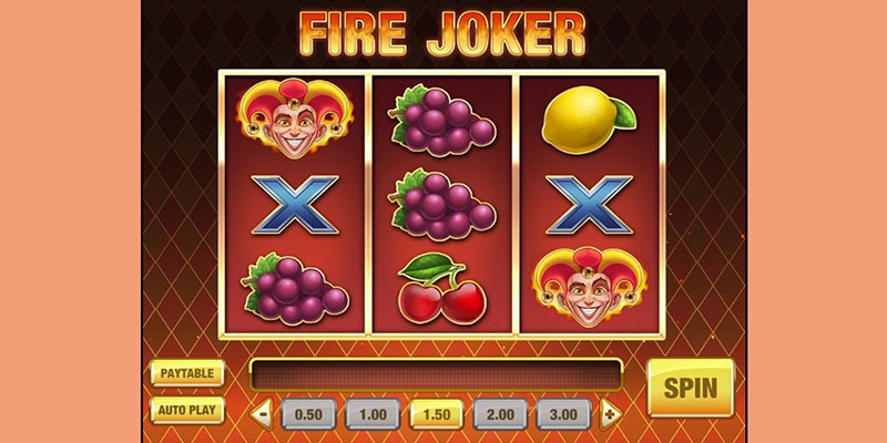 Fire Joker tại W88 sở hữu giao diện cổ điển kết hợp truyền thống