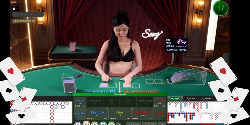 Sự tương tác và theo dõi Dealer xinh đẹp tạo nên dấu ấn của sảnh casino trực tuyến